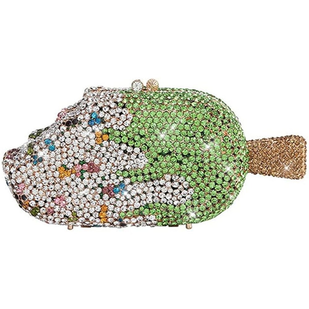 NWT Sparkling Bling Swarovski Crystal Rhinestone Ice Cream Popsicle Clut… - Picture 7 of 17